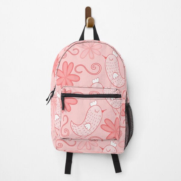 Item preview, Pastel Pink Birds Pattern - Swirls and Flowers Pattern designed and sold by cannevas.
