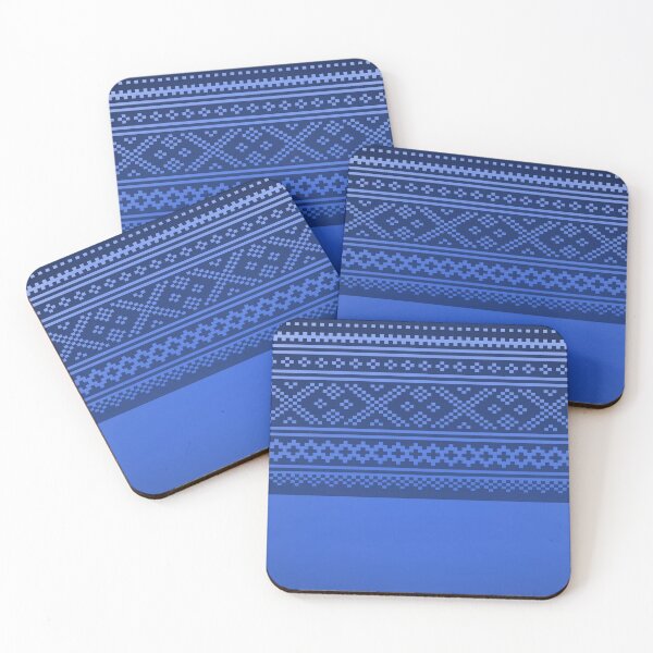 Item preview, norwegian knitting pattern from setesdal in blue designed and sold by weilertsen.