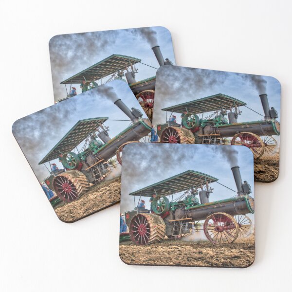 Item preview, Antique Peerless Traction Engine Plowing designed and sold by Shelly Gunderson.