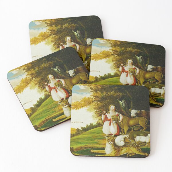 Item preview, A Peaceable Kingdom with Quakers Bearing Banners - Edward Hicks designed and sold by brushandframes.
