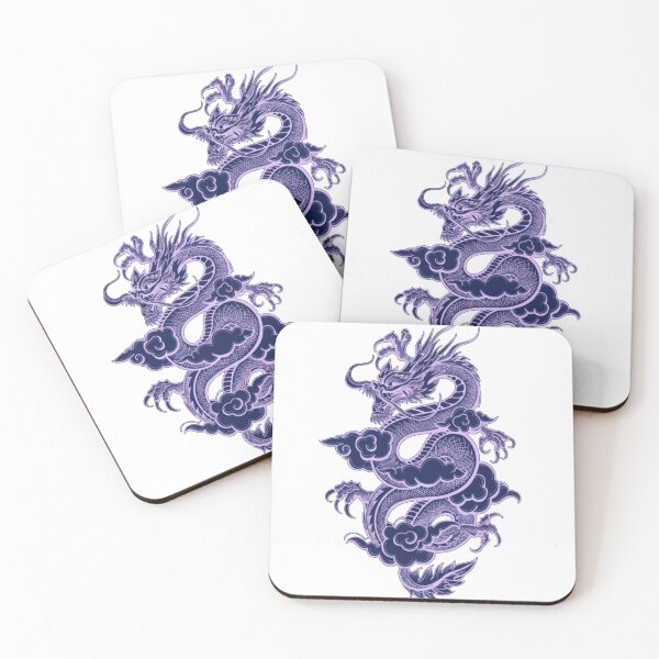 Item preview, Purple Chinese Dragon designed and sold by WearWolfDesigns.
