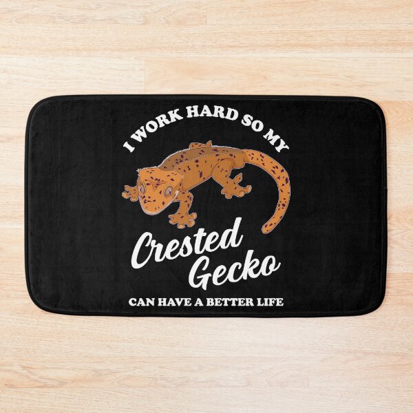 Item preview, Funny Crested Gecko Pet Lizard I Work Hard graphic designed and sold by jakehughes2015.