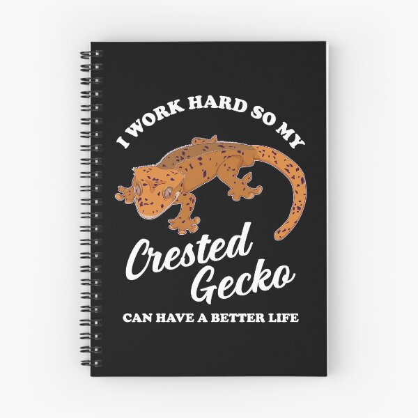 Item preview, Funny Crested Gecko Pet Lizard I Work Hard graphic designed and sold by jakehughes2015.