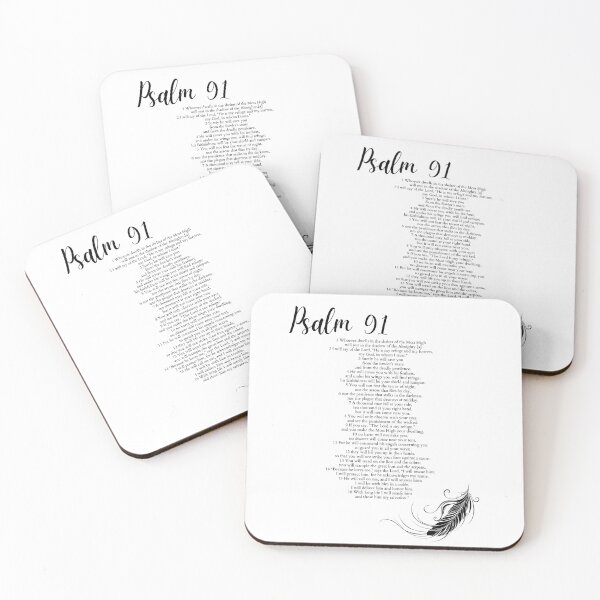 Item preview, Psalm 91 - Bible Verses 91:1-91:16 Feather designed and sold by ShalaneC.