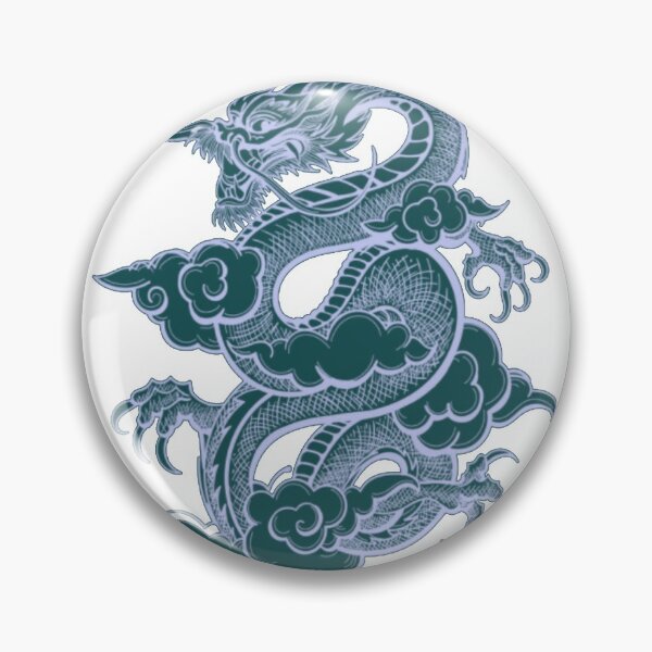 Item preview, Blue Chinese Dragon designed and sold by WearWolfDesigns.