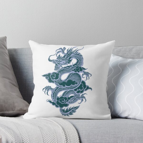 Item preview, Blue Chinese Dragon designed and sold by WearWolfDesigns.