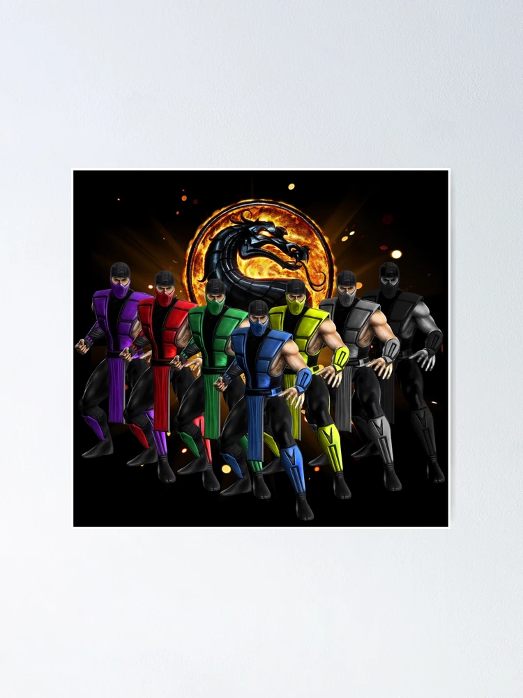 Team Scorpion Fatality Official Mortal Kombat Pro Kompetition Poster for  Sale by pannolinno