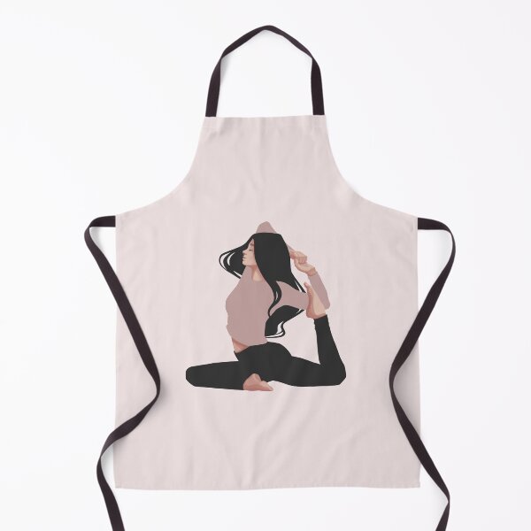 Item preview, Pink Yoga Girl Asana - Good Vibes Spiritual Meditation Namaste - Illustration by MadliArt designed and sold by MadliArt.