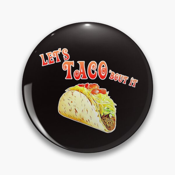 Item preview, Let's TACO 'bout it Funny Joke Pun Conversation Starter Mexican Fiesta Tuesday T-Shirt designed and sold by BazaarTrades.