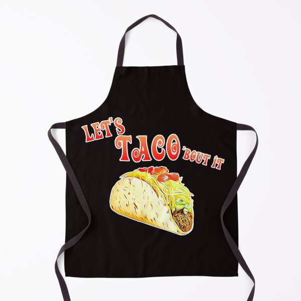 Item preview, Let's TACO 'bout it Funny Joke Pun Conversation Starter Mexican Fiesta Tuesday T-Shirt designed and sold by BazaarTrades.