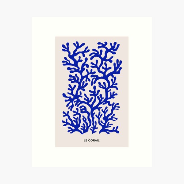 Aperçu de l'œuvre Feuille de Le Corail bleu créée et vendue par ndizeplez.