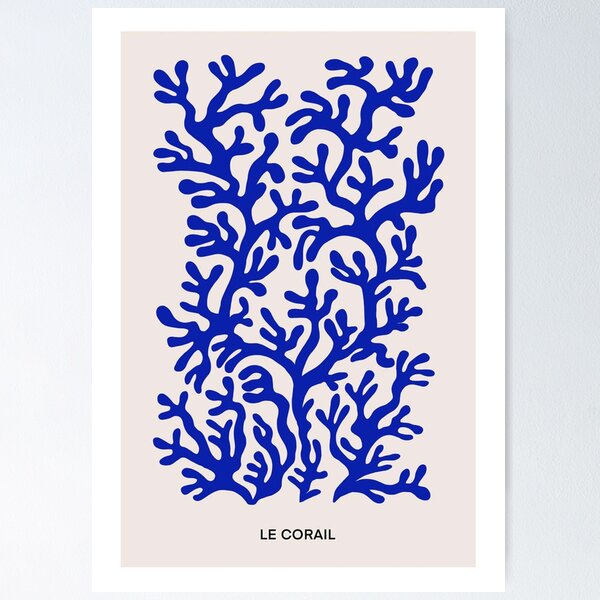 Item preview, Blue Le Corail Leaf designed and sold by ndizeplez.