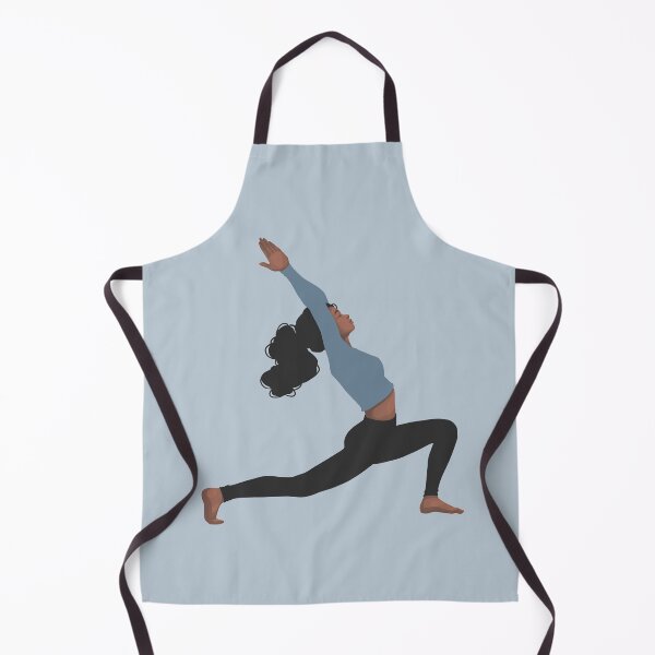 Item preview, Blue Yoga Girl Asana - Good Vibes Spiritual Meditation Namaste - Illustration by MadliArt designed and sold by MadliArt.