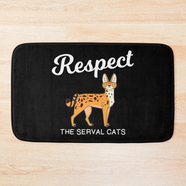 Item preview, Wild Cat Awareness Respect The Serval Cats print designed and sold by jakehughes2015.
