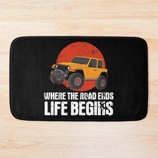 Item preview, Funny Road Ends Life Begins Off-Roading graphic designed and sold by jakehughes2015.