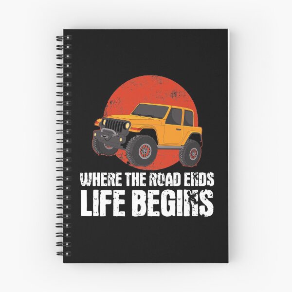 Item preview, Funny Road Ends Life Begins Off-Roading graphic designed and sold by jakehughes2015.