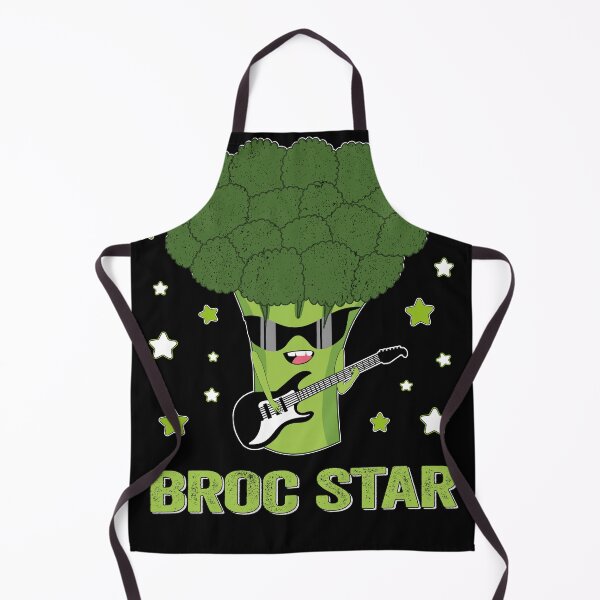 Item preview, Broc N Roll , Funny Broccoli Broc Star with Guitar designed and sold by SaliDesigner.