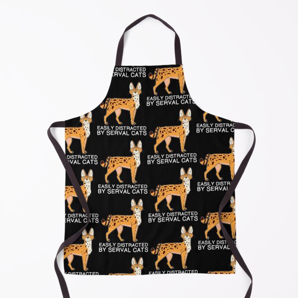 Item preview, Funny African Animal Easily Distracted By Serval Cats graphic designed and sold by jakehughes2015.