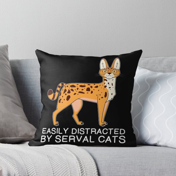 Item preview, Funny African Animal Easily Distracted By Serval Cats graphic designed and sold by jakehughes2015.