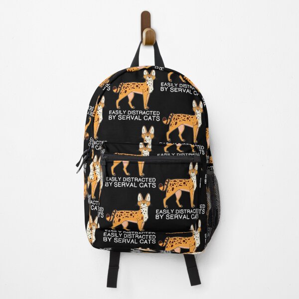 Item preview, Funny African Animal Easily Distracted By Serval Cats graphic designed and sold by jakehughes2015.