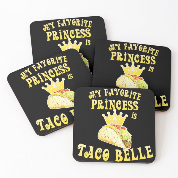 Item preview, My Favorite Princess is TACO BELLE Pun Funny Humor Tuesday Mexican Baja T-Shirt designed and sold by BazaarTrades.