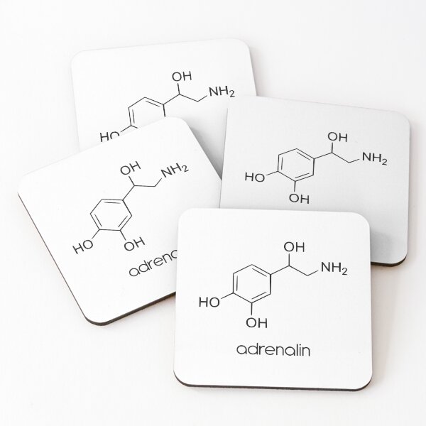 Item preview, Adrenalin Chemical Molecule Formula designed and sold by kerimeart.