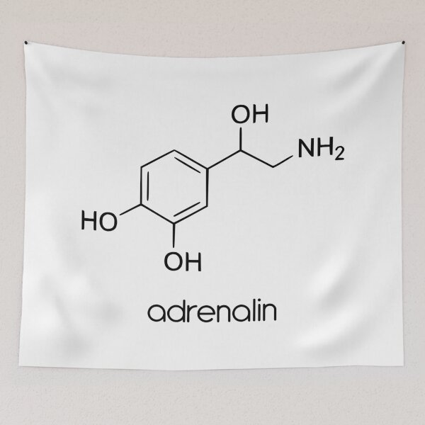 Item preview, Adrenalin Chemical Molecule Formula designed and sold by kerimeart.