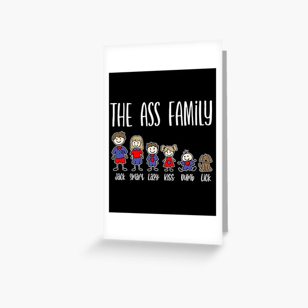Item preview, The Ass Family designed and sold by FuntasticDez.
