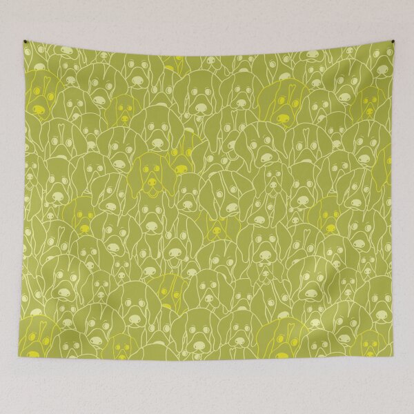 Item preview, German Shorthaired Pointer Faces Texture designed and sold by 74MainStreet.