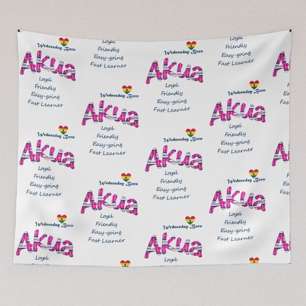Item preview, Wednesday Born Ghanaian Female 'Akua' designed and sold by WhoWeAre.