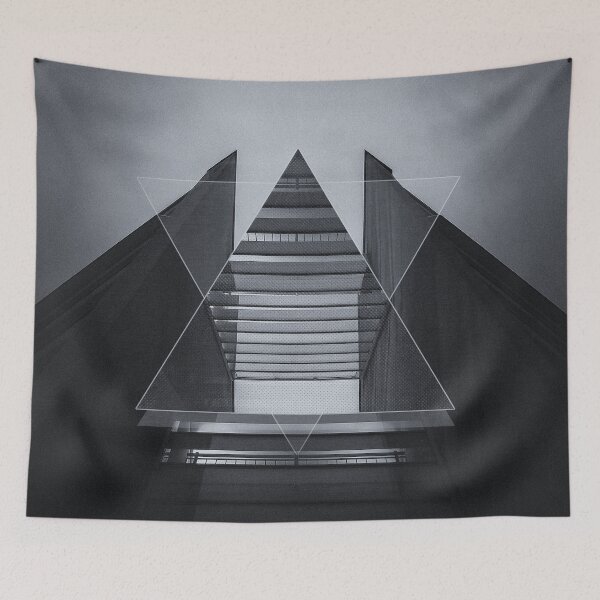 Artikelvorschau, The Hotel (experimental futuristic architecture photo art in modern black & white) entworfen und verkauft von badbugs.