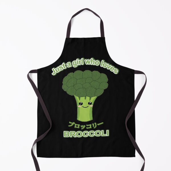 Item preview, Just a Girl Who Loves Broccoli ,Cute Kawaii Broccoli designed and sold by SaliDesigner.