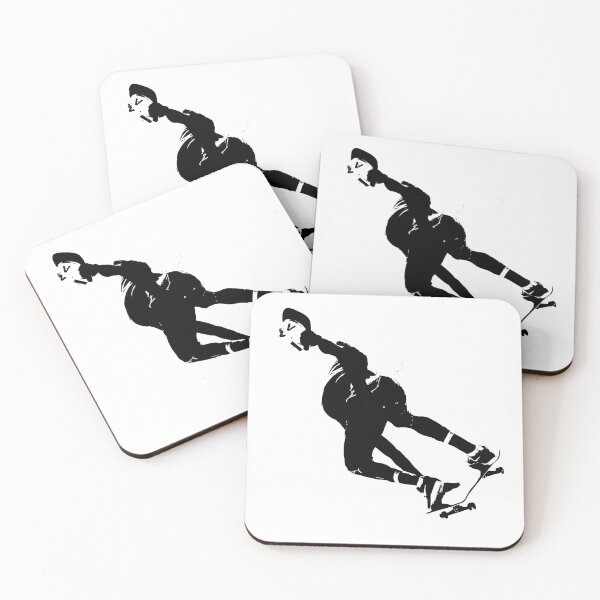 Item preview, Vector design of a skatergirl in action designed and sold by graphicassault.