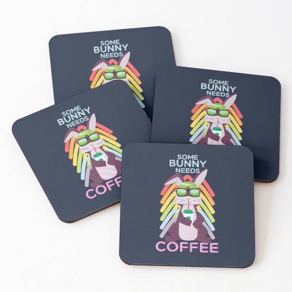Item preview, Some bunny needs coffee designed and sold by Give Me that Pencil.