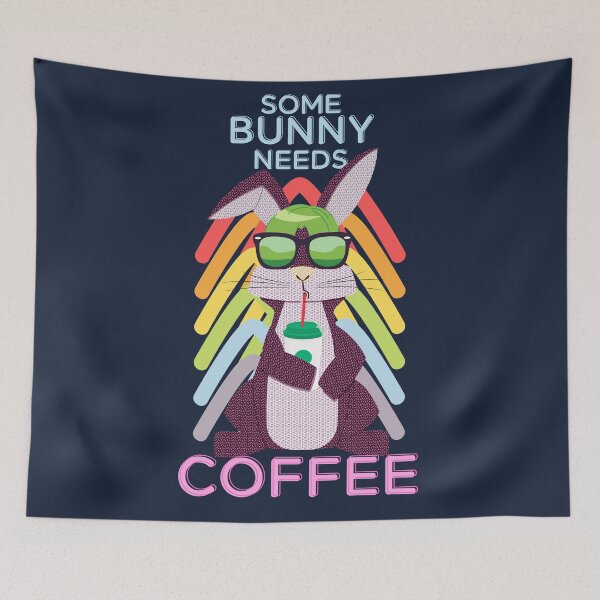Item preview, Some bunny needs coffee designed and sold by Give Me that Pencil.