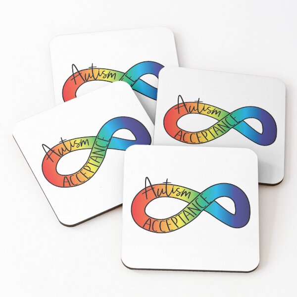 Item preview, Autism Acceptance Rainbow Infinity Symbol designed and sold by Indie-Designs.
