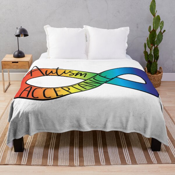 Item preview, Autism Acceptance Rainbow Infinity Symbol designed and sold by Indie-Designs.