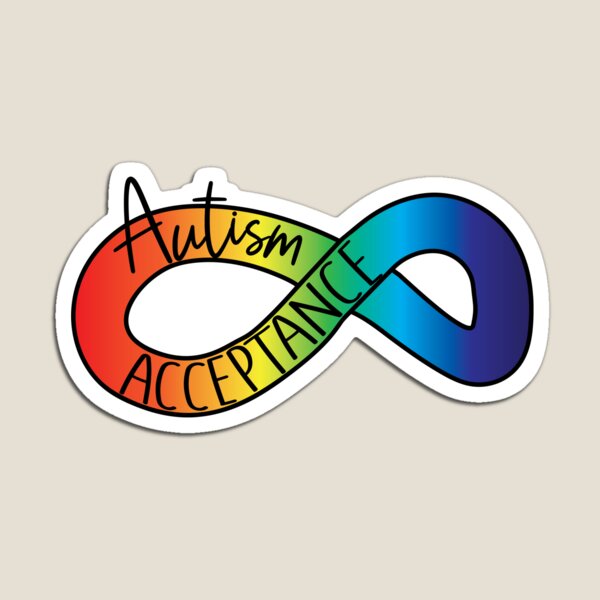 Item preview, Autism Acceptance Rainbow Infinity Symbol designed and sold by Indie-Designs.