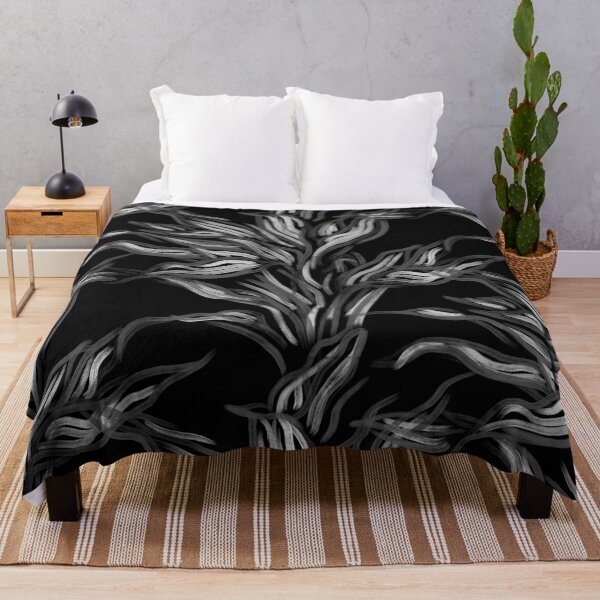 Artikelvorschau, Black and White Funky Leaves entworfen und verkauft von Carolina Diaz.