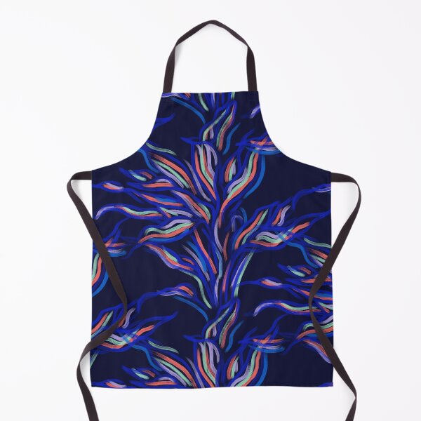 Artikelvorschau, Navy Funky Leaves entworfen und verkauft von Carolina Diaz.