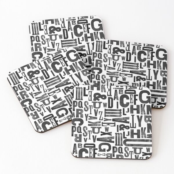 Item preview, Black Letterpress  designed and sold by Esther Glas.