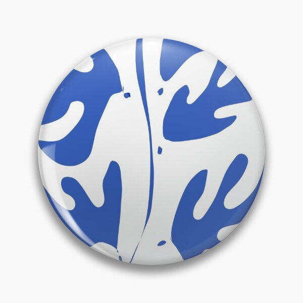 Item preview, Blue leaves designed and sold by Marie-Louise Avery.