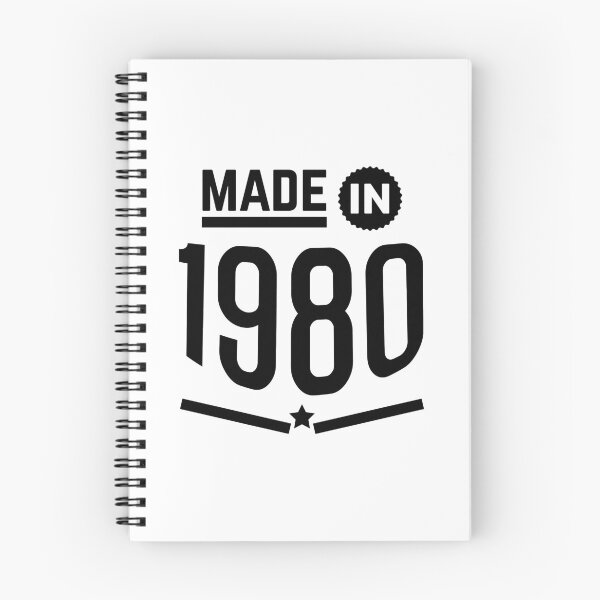 Item preview, Made in 1980 birthday gift design designed and sold by rodmendonca.
