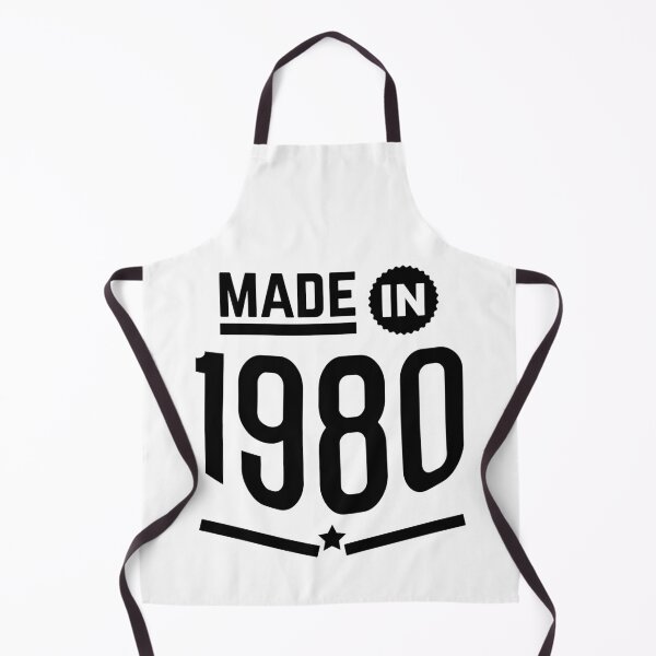 Item preview, Made in 1980 birthday gift design designed and sold by rodmendonca.