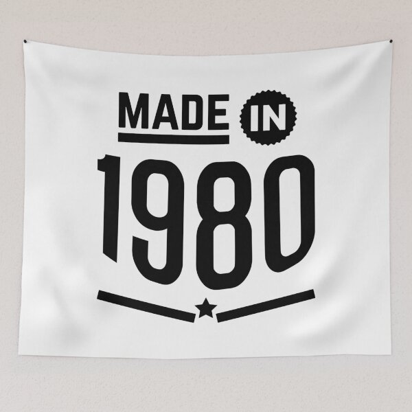 Item preview, Made in 1980 birthday gift design designed and sold by rodmendonca.