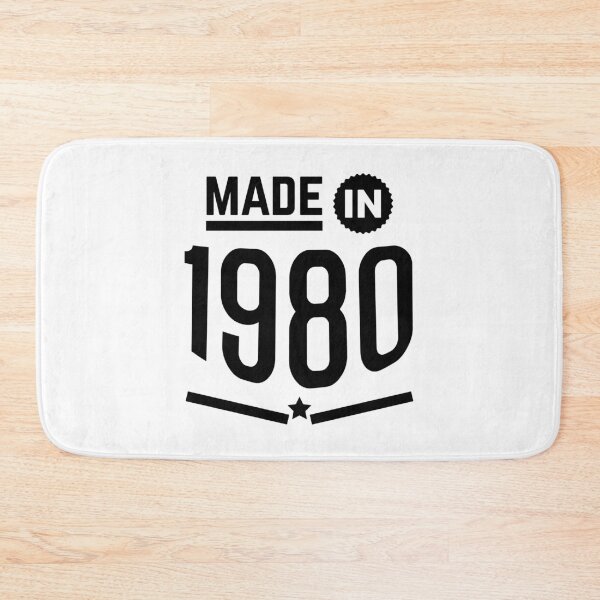 Item preview, Made in 1980 birthday gift design designed and sold by rodmendonca.