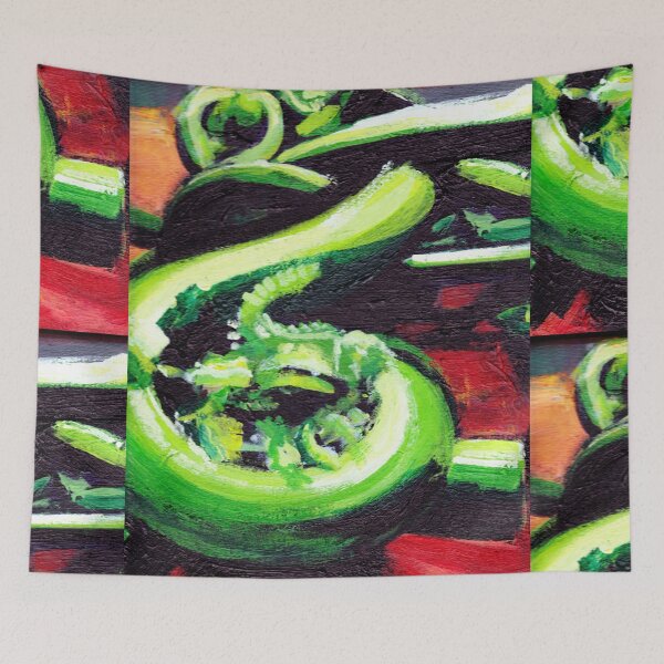 Item preview, Helechos Baby Fiddlehead para la cena designed and sold by SarahHogmanArt.