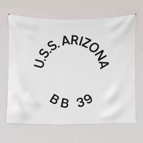 Item preview, The USS Arizona (Design from Life Ring found onboard) designed and sold by franklinprintco.