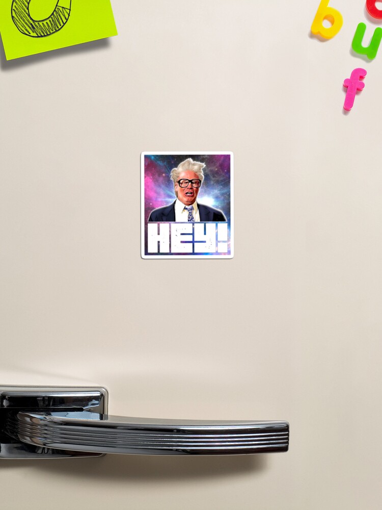 Harry Caray - Hey - Dark Sticker for Sale by GrimbyBECK