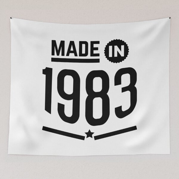 Item preview, Made in 1983 birthday gift design designed and sold by rodmendonca.